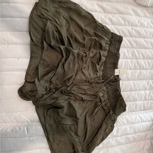 Women's Olive Green Shorts